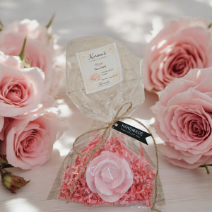 3 oz Pink rose wax melt