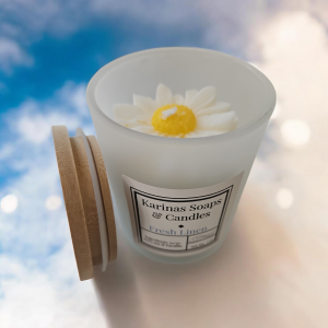 7 oz Fresh Linen with Daisy