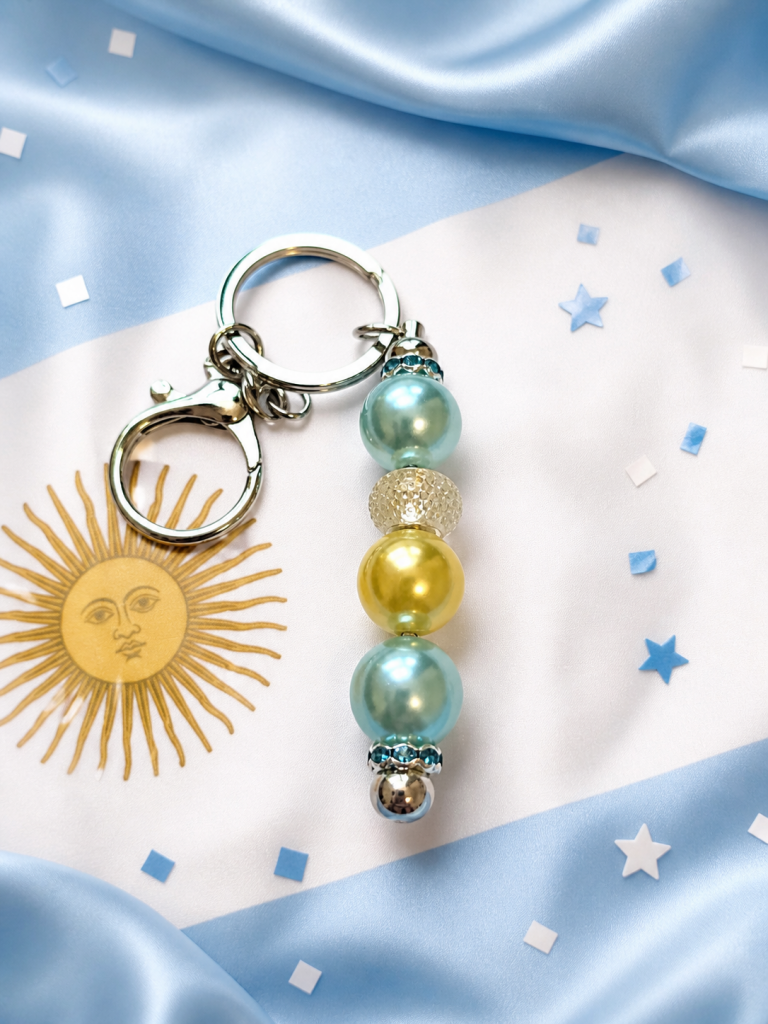 Argentina inspired keychain
