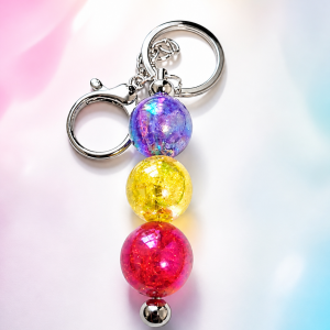 multi color keychain