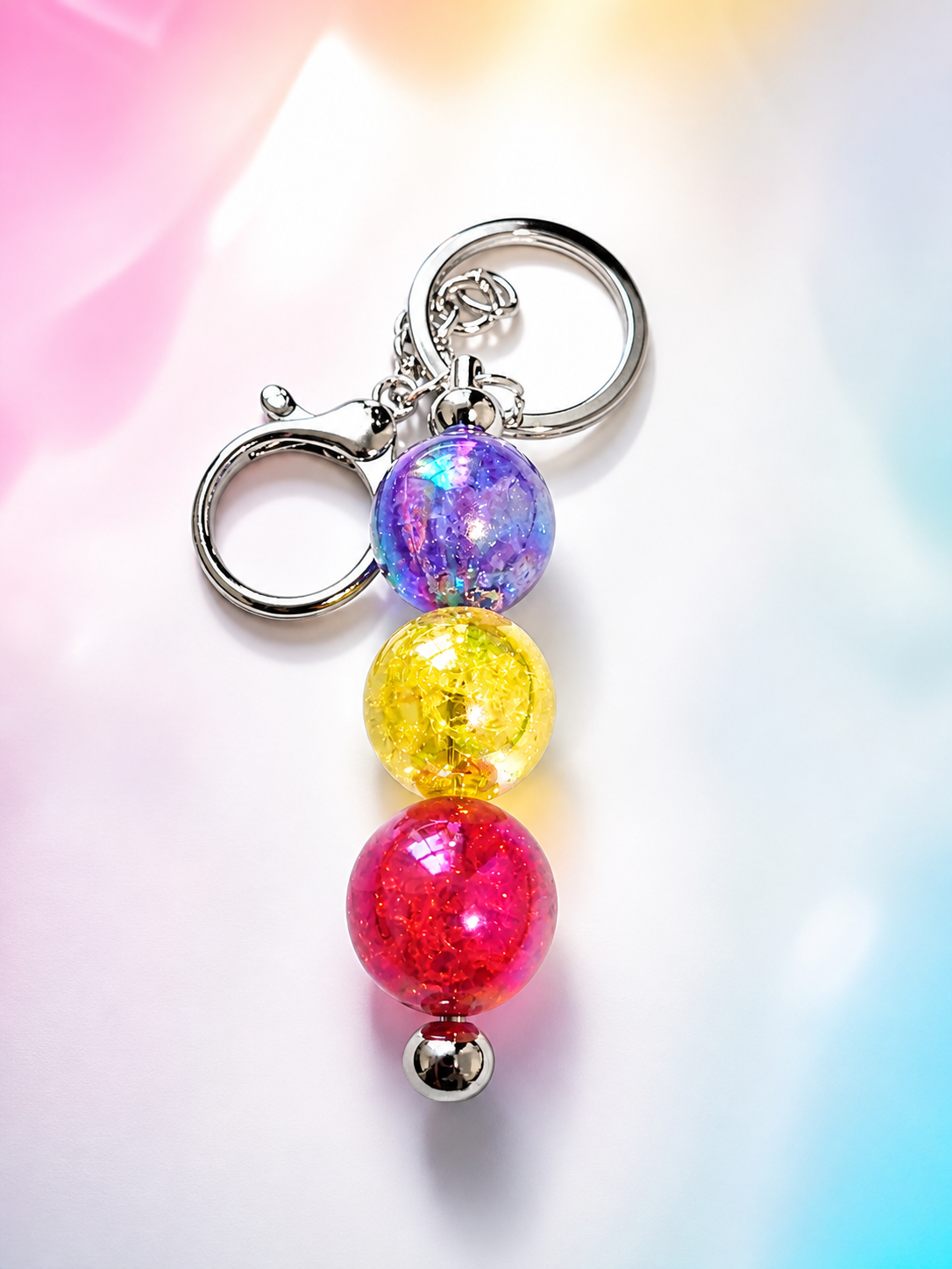 multi color keychain