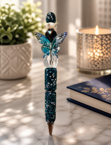 Midnight Teal Bling pen