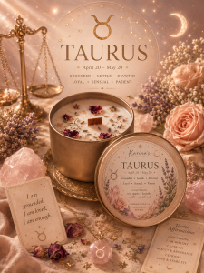 Taurus 4 oz candle
