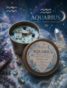 Aquarius 4 oz candle